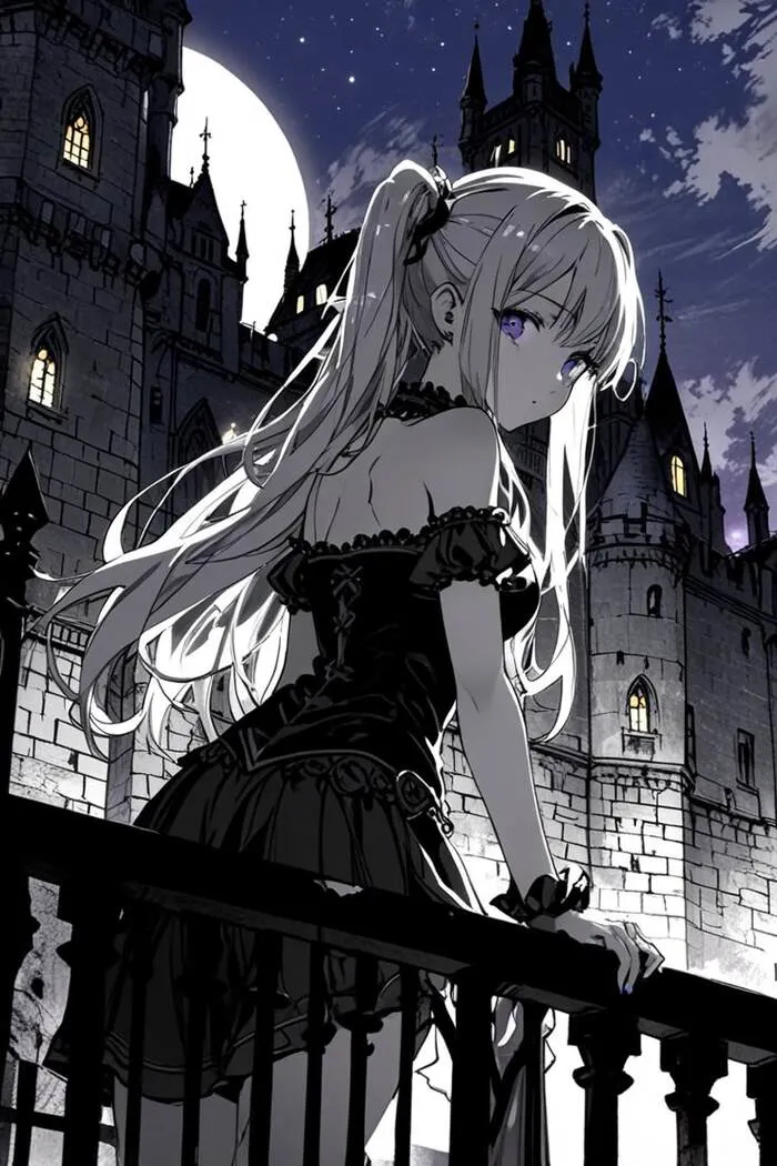 ảnh anime chill đêm đen
