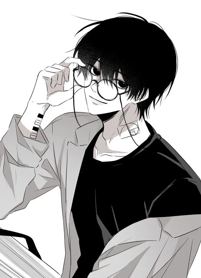 ảnh anime đen trắng full hot