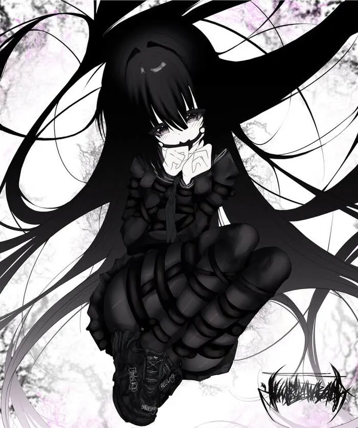 ảnh anime đen trắng hot ngầu nữ