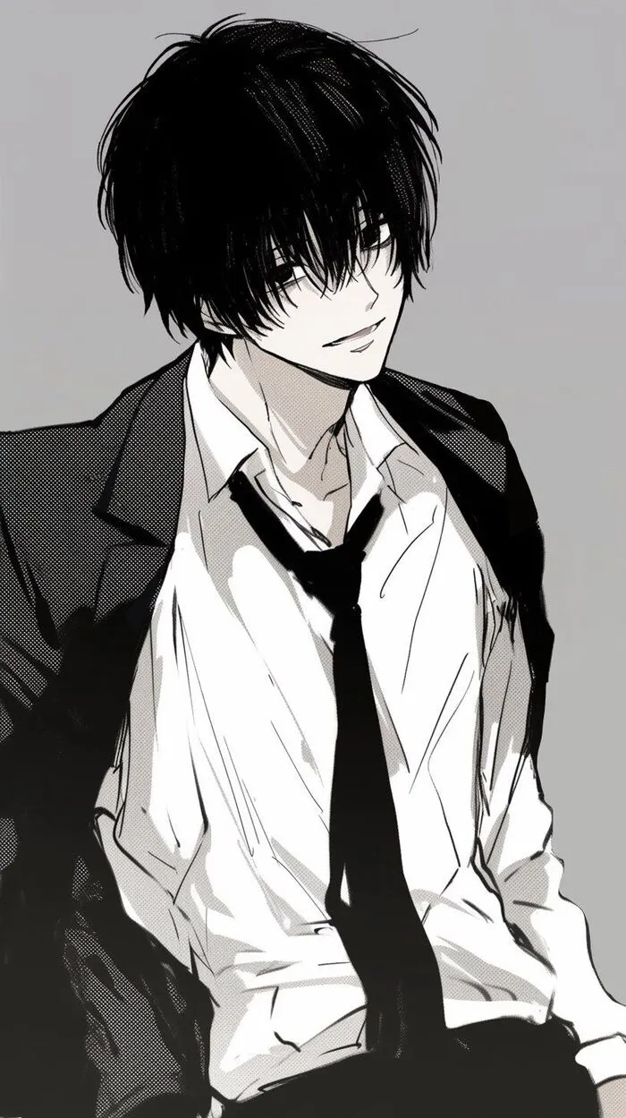 ảnh anime đen trắng nữ chất nhất