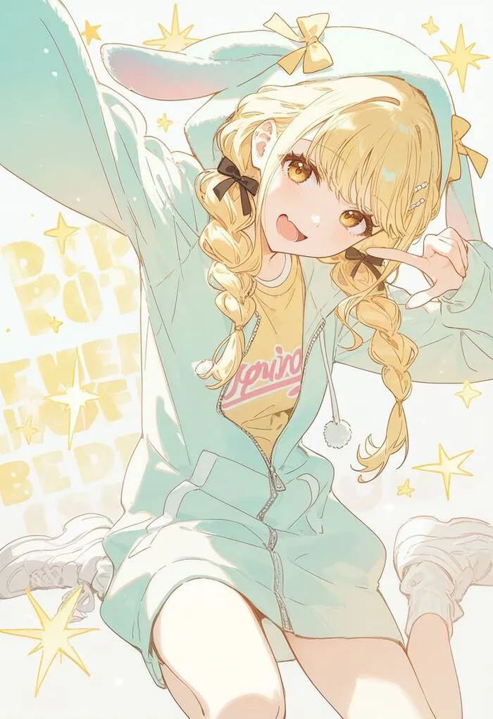 ảnh anime gái xinh smile