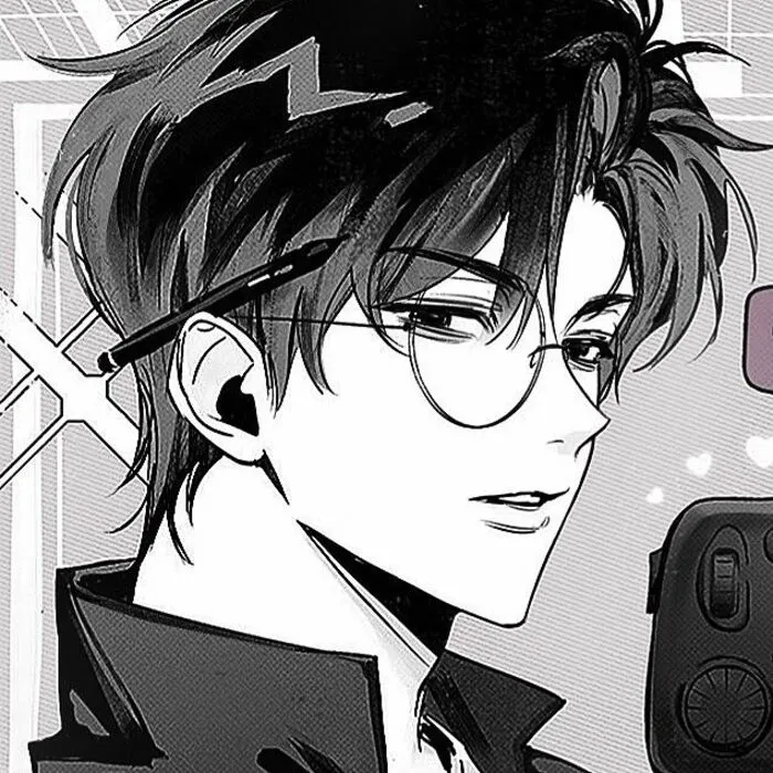 ảnh anime nam trắng đen đẹp