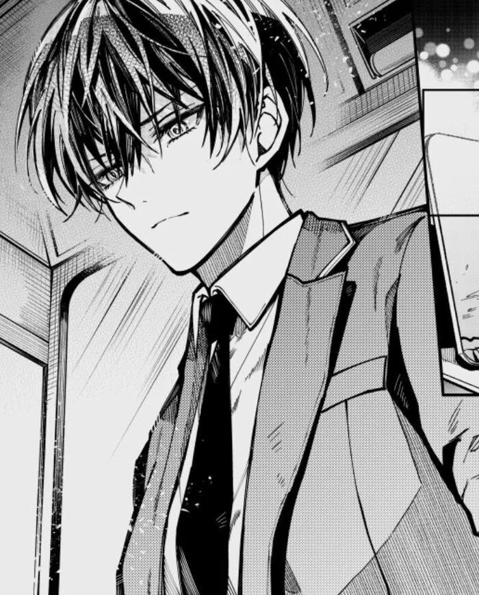 ảnh anime nam trắng đen ngầu nhất