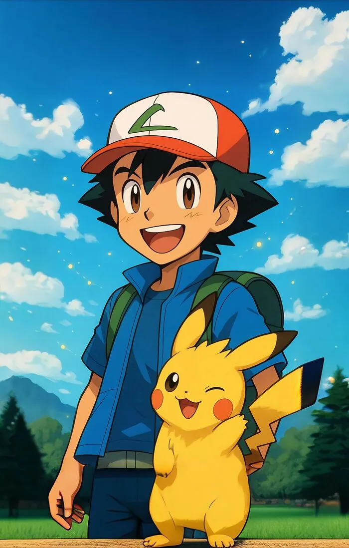 ảnh Ash Ketchum ngầu