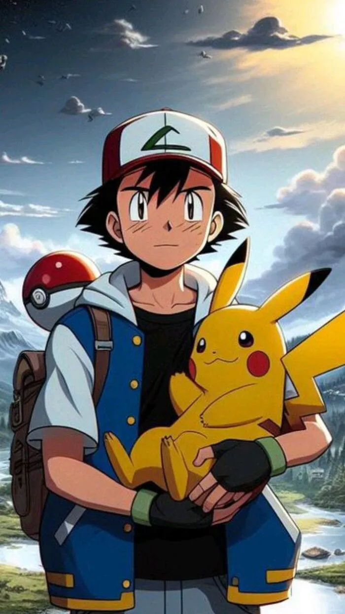 ảnh Ash Ketchum pikachu hot