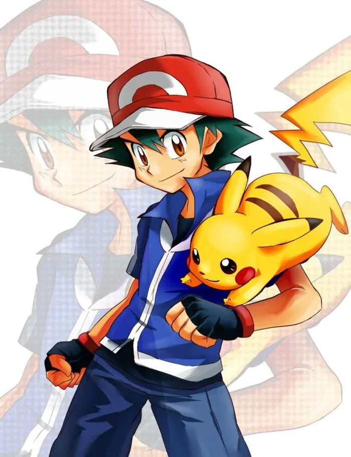 ảnh Ash Ketchum siêu đáng yêu