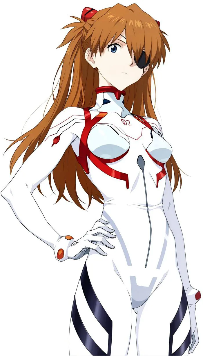 ảnh Asuka Langley Soryu đẹp ánh mắt sắc