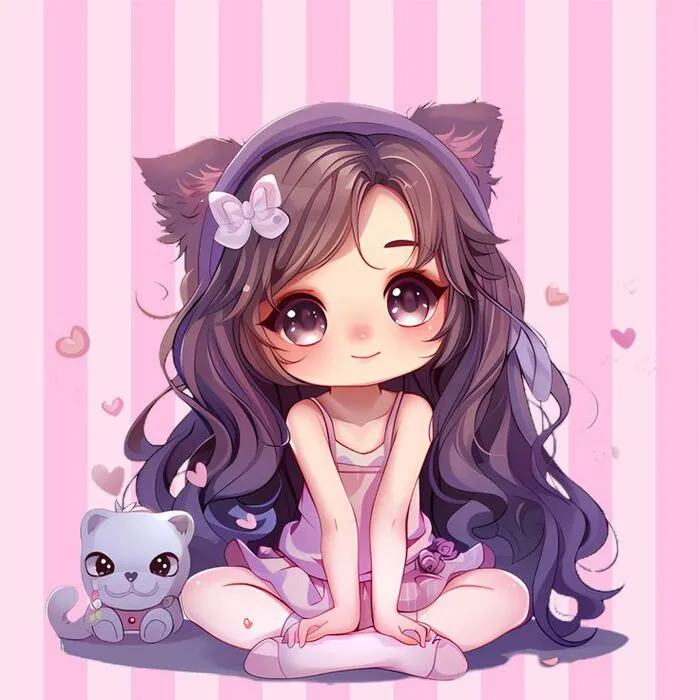 ảnh chibi anime nữ cực đáng yêu