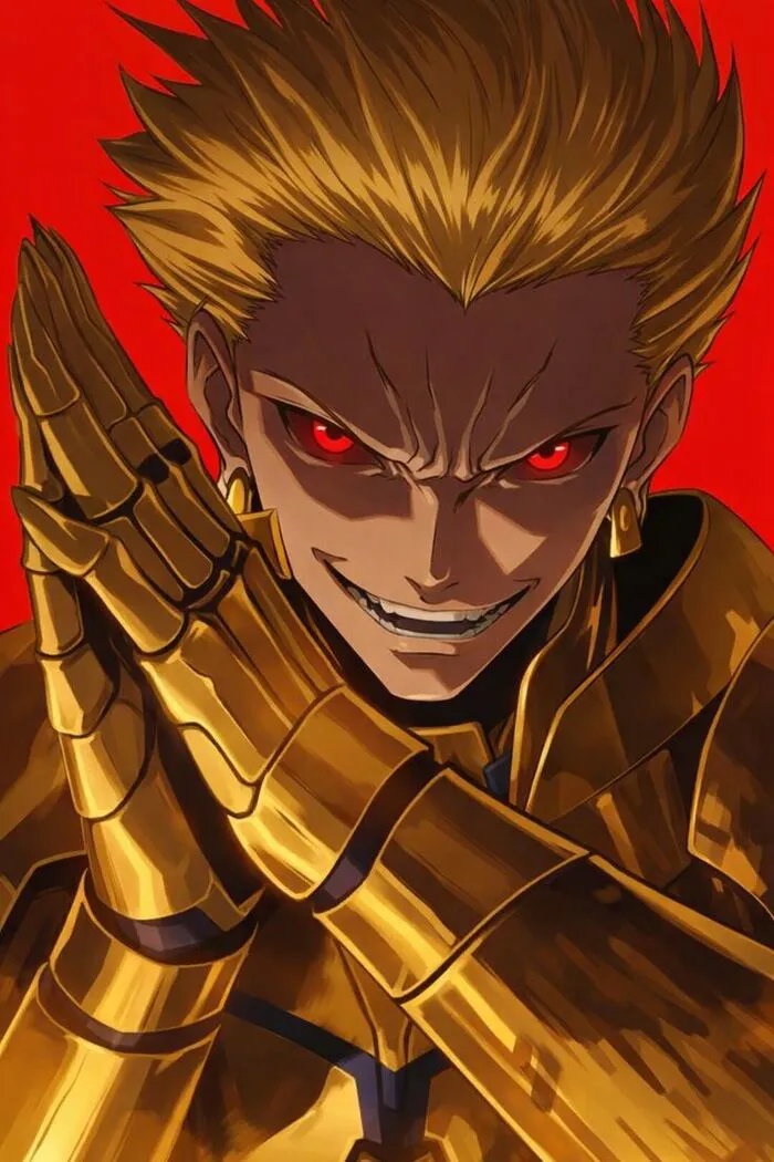 ảnh Gilgamesh đẹp ánh nhìn sắc bén