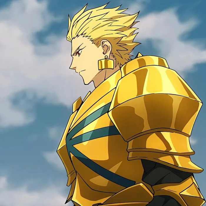 ảnh Gilgamesh đẹp phong cách vàng kim