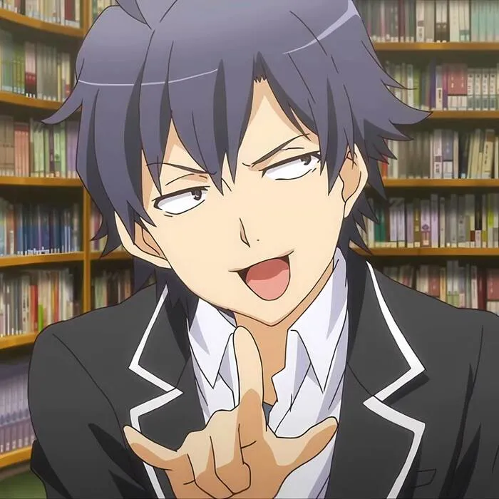 ảnh Hachiman Hikigaya hài