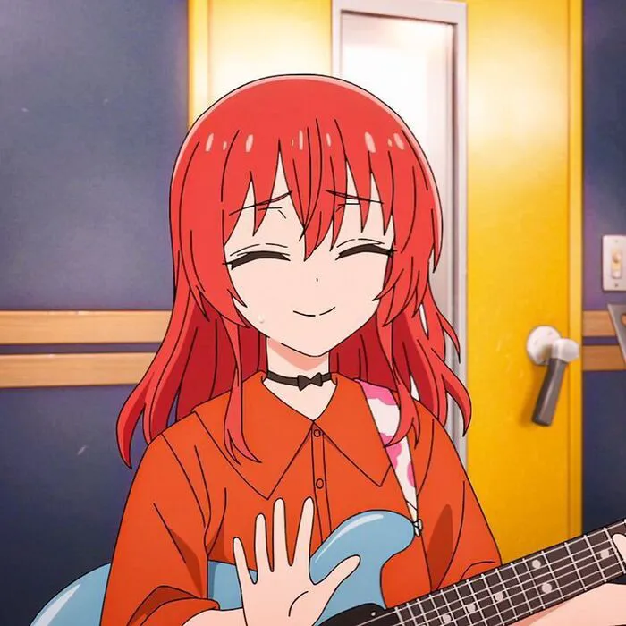 ảnh Ikuyo Kita cười smile xinh