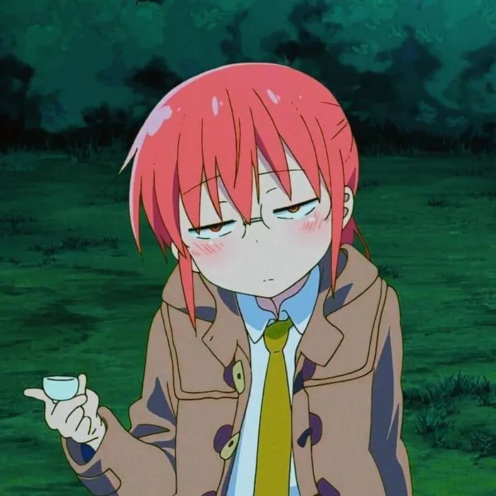 ảnh Kobayashi-san ngơ ngác đẹp
