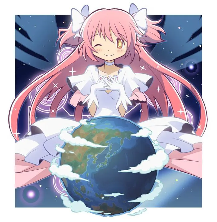 ảnh Madoka Kaname đẹp ánh sáng nhẹ