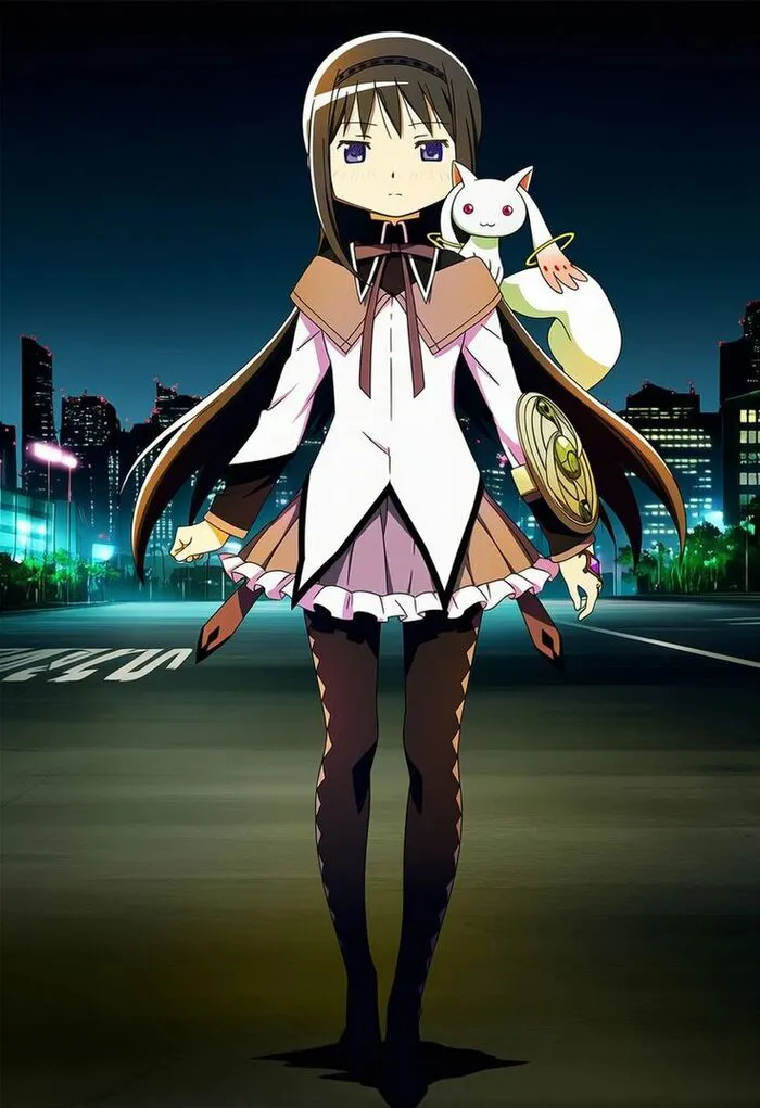 ảnh Madoka Kaname đẹp đáng yêu