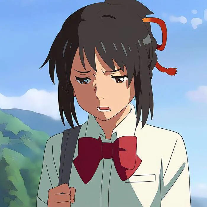 ảnh Mitsuha Miyamizu aethetics học sinh