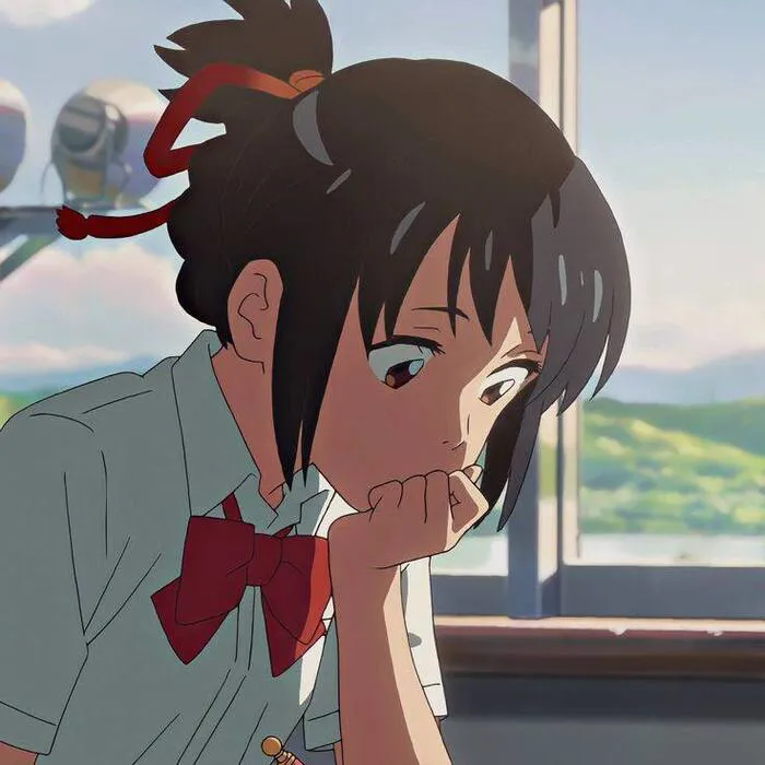 ảnh Mitsuha Miyamizu aethetics suy nghĩ