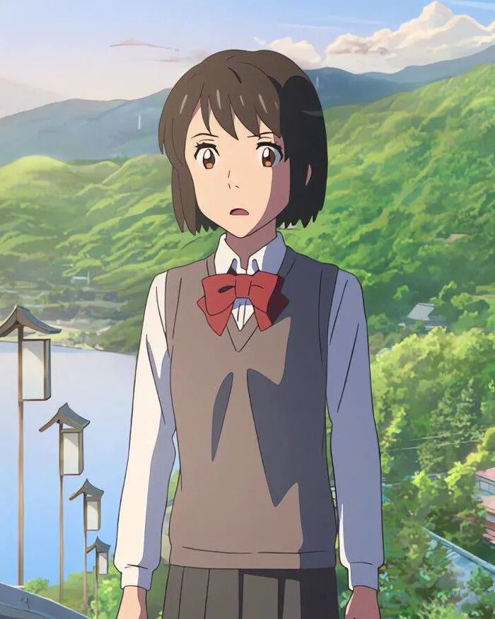 ảnh Mitsuha Miyamizu cute