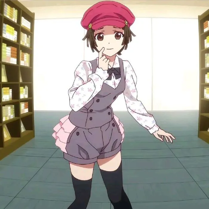 ảnh Nadeko Sengoku đẹp ánh mắt hiền