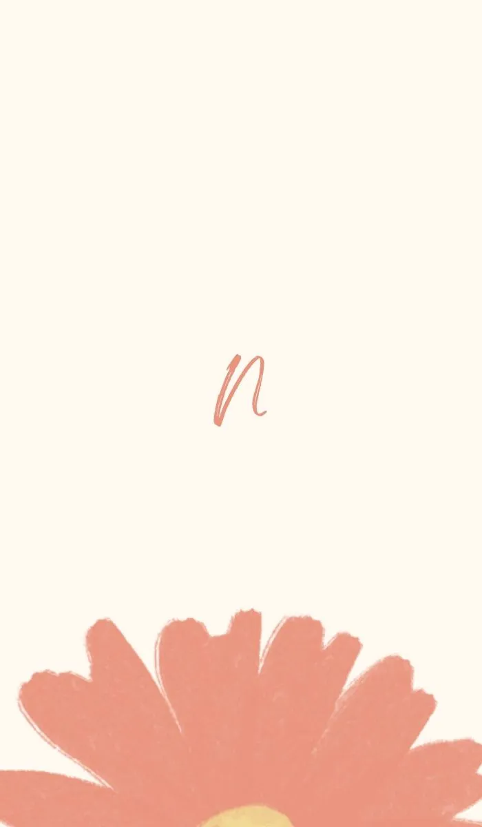 ảnh nền chữ n đáng yêu
