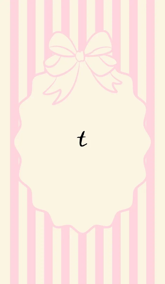 ảnh nền chữ T cute