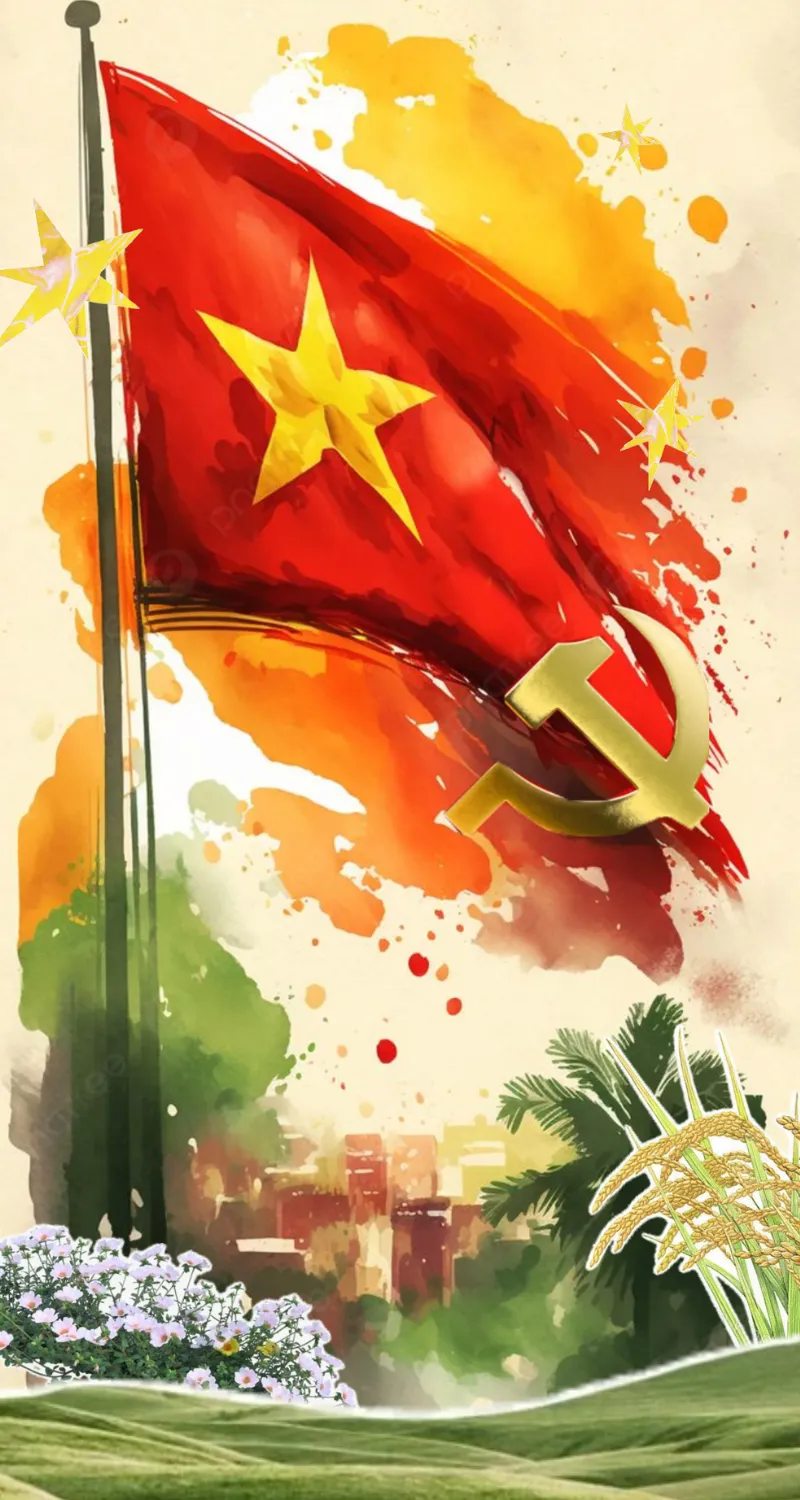 ảnh nền cờ việt nam siêu đẹp