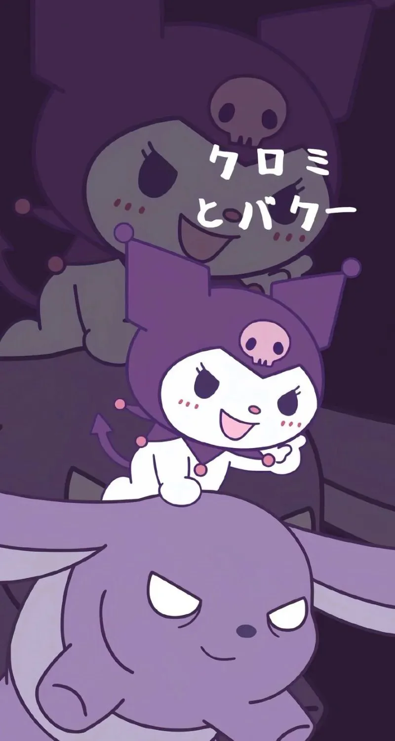ảnh nền kuromi cực đẹp