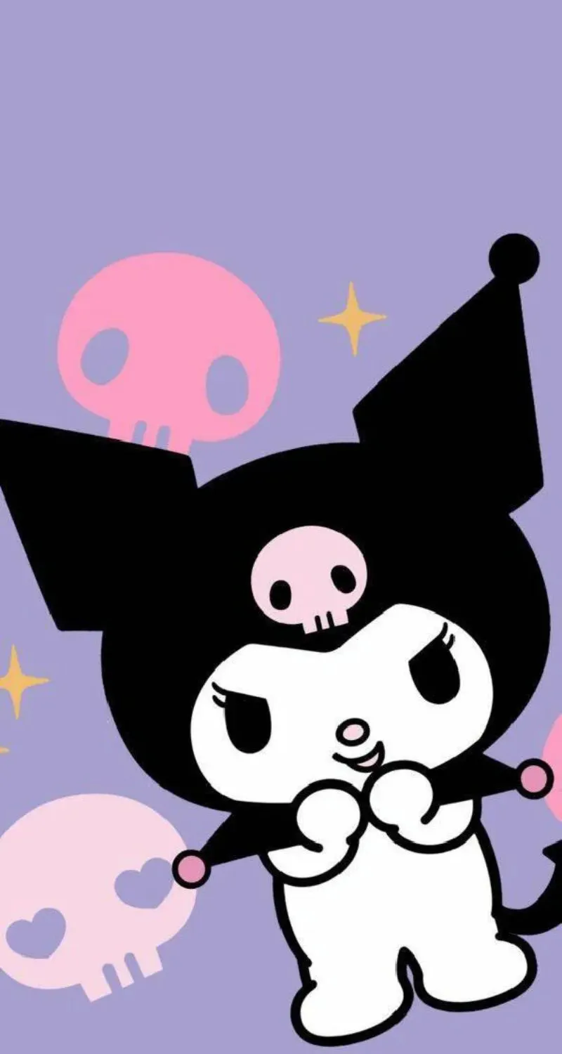 ảnh nền kuromi dễ thương