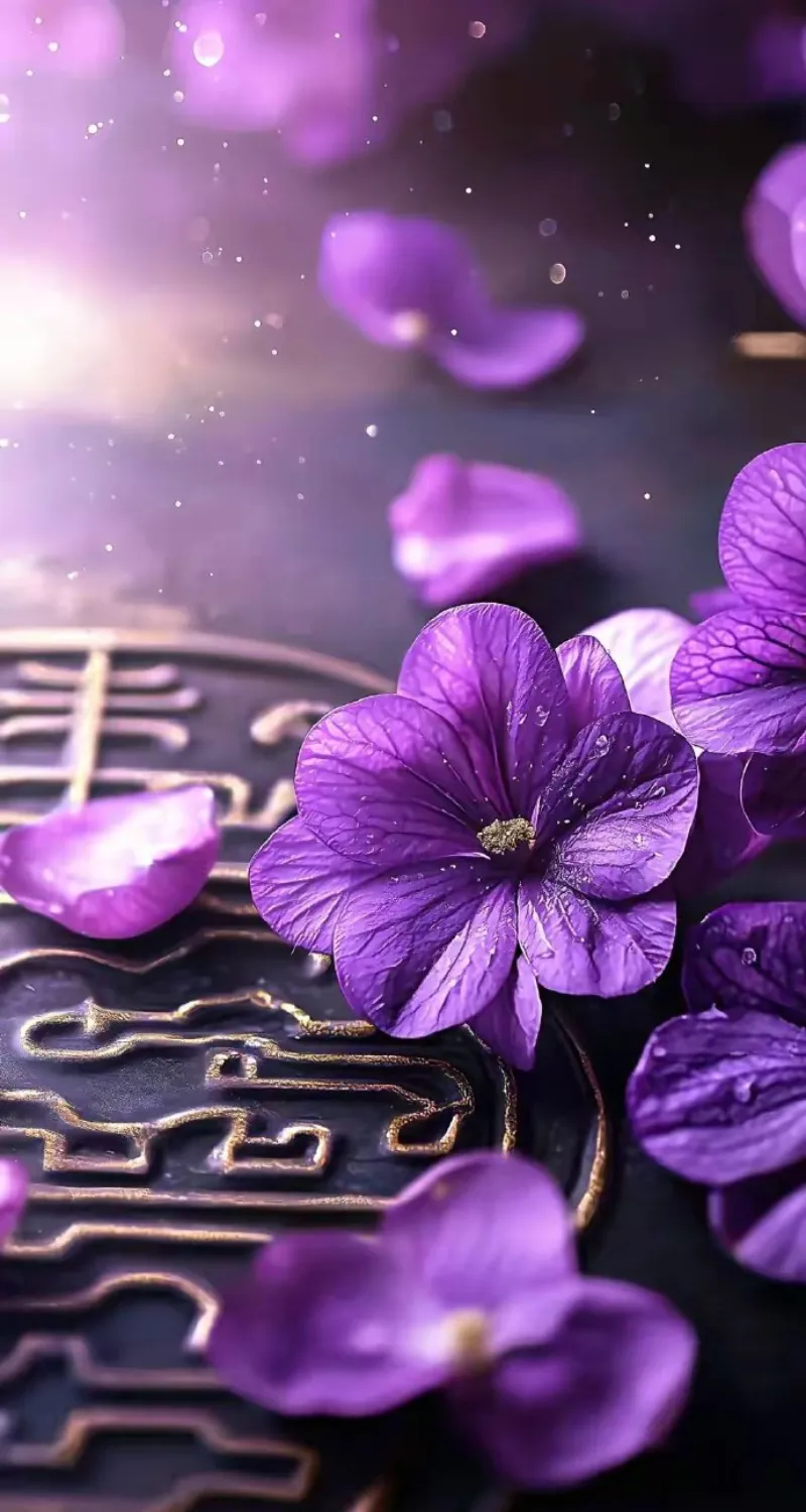 ảnh nền màu tím đẹp