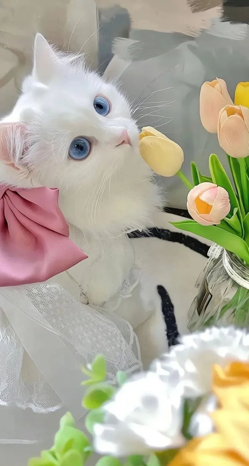 ảnh nền mèo cute cực đẹp