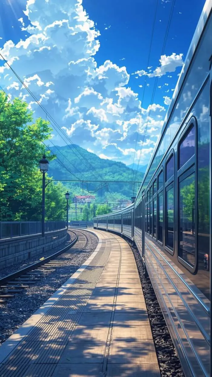 ảnh phong cảnh anime huyền ảo hd