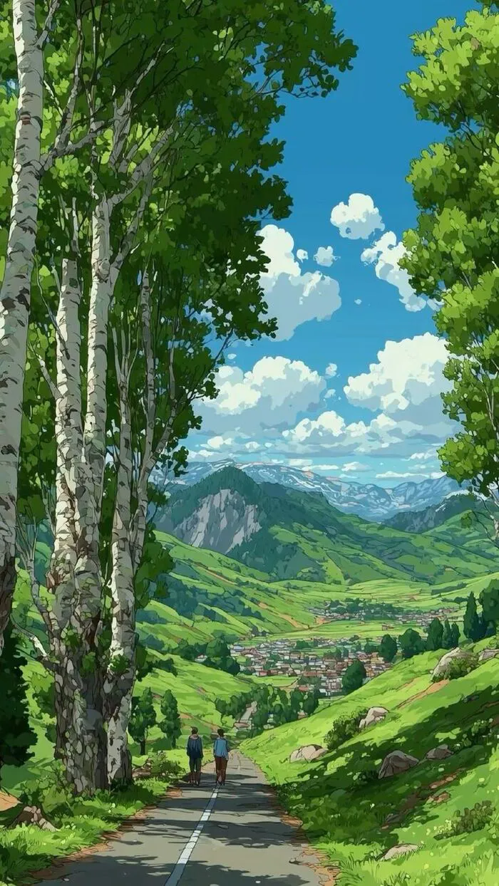 ảnh phong cảnh anime siêu hot