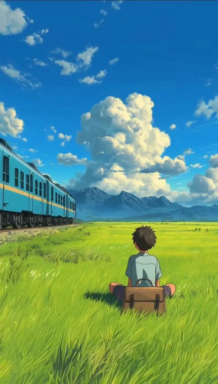 ảnh phong cảnh anime thơ mộng đẹp