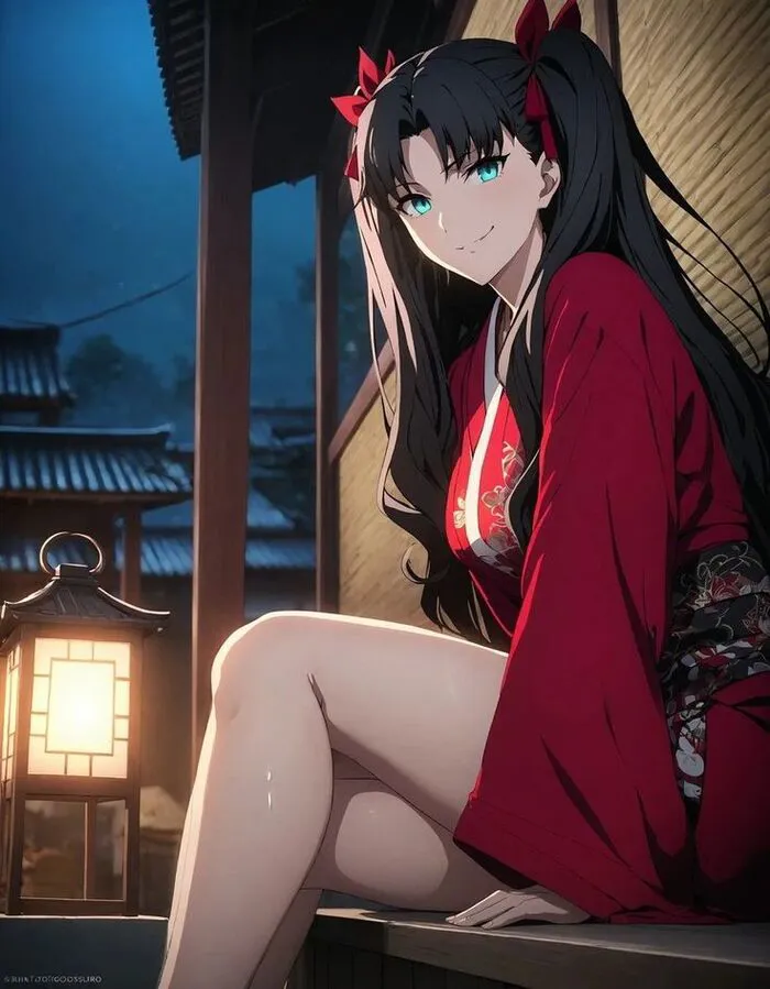 ảnh Rin Tohsaka đẹp xinh