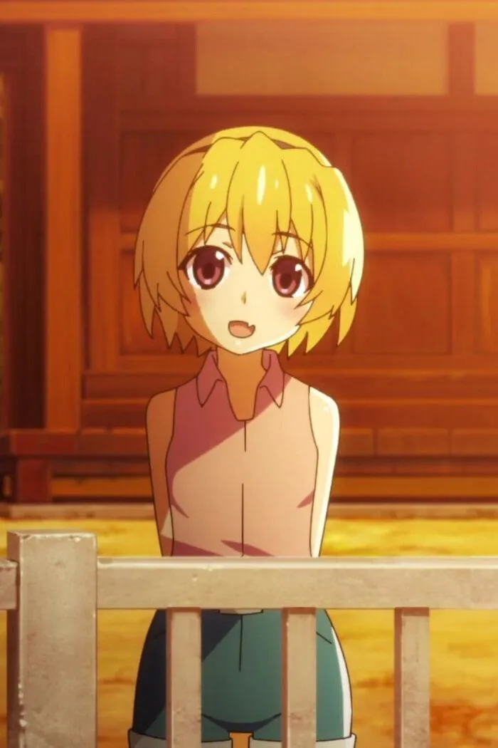 ảnh Satoko Houjou đẹp vui tươi