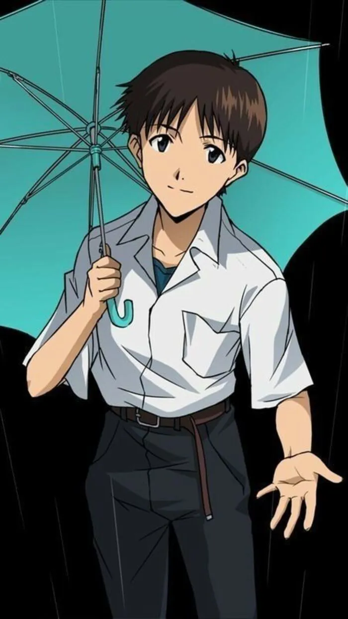 ảnh Shinji Ikari đẹp yếu đuối