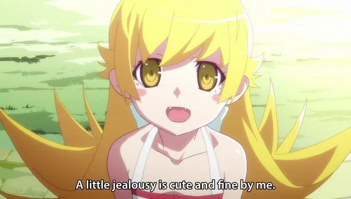 ảnh Shinobu Oshino đẹp phong cách anime