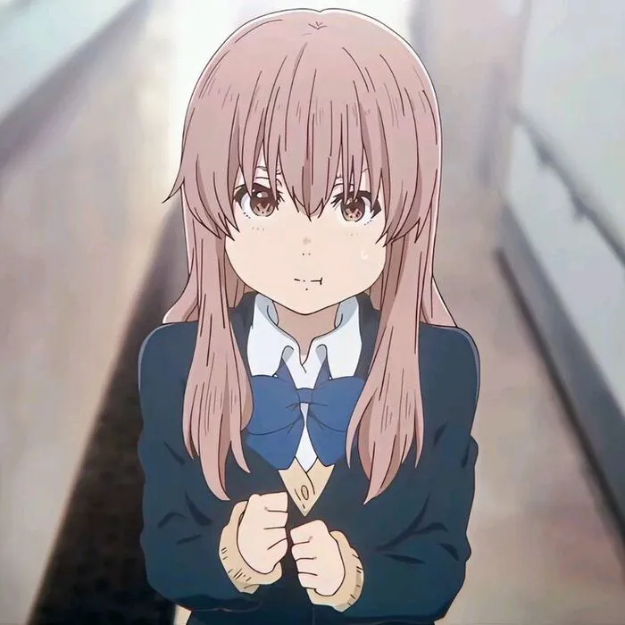 ảnh Shouko Nishimiya đẹp ánh nhìn dịu