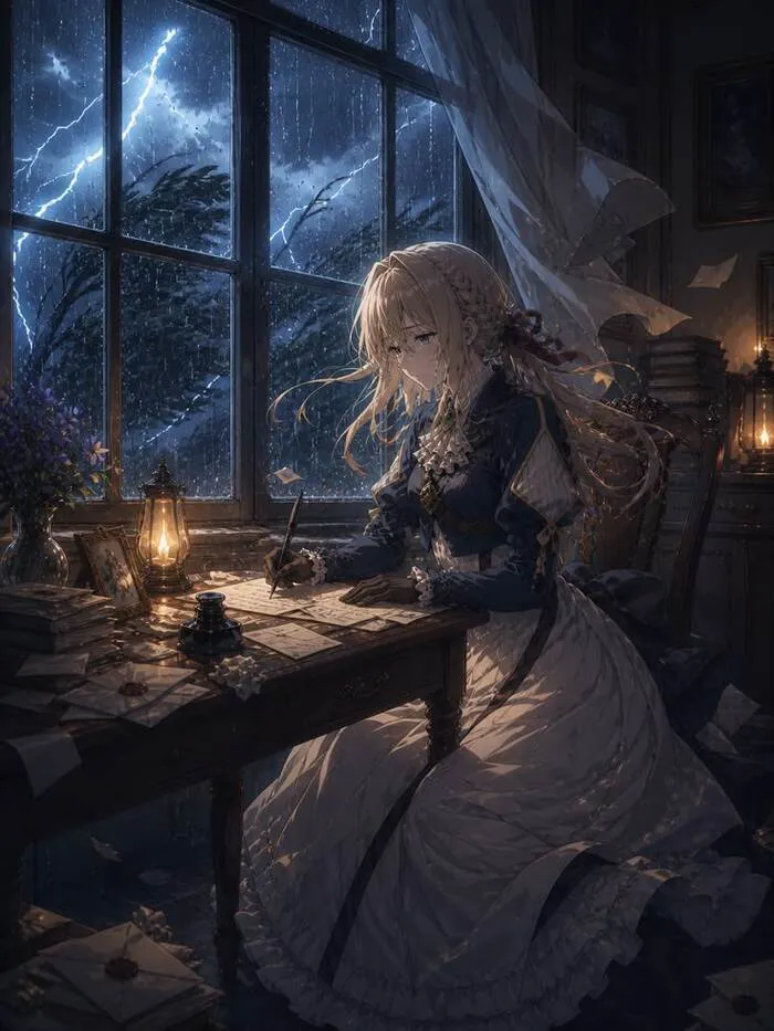 hình ảnh anime chill