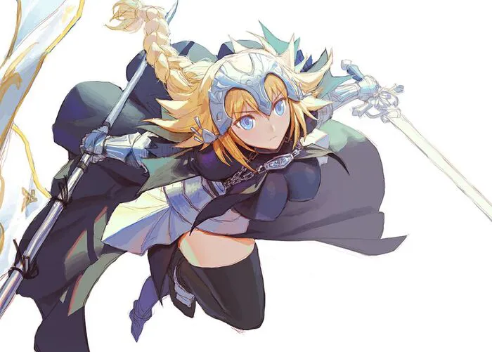 hình ảnh Jeanne d’Arc tóc vàng đẹp