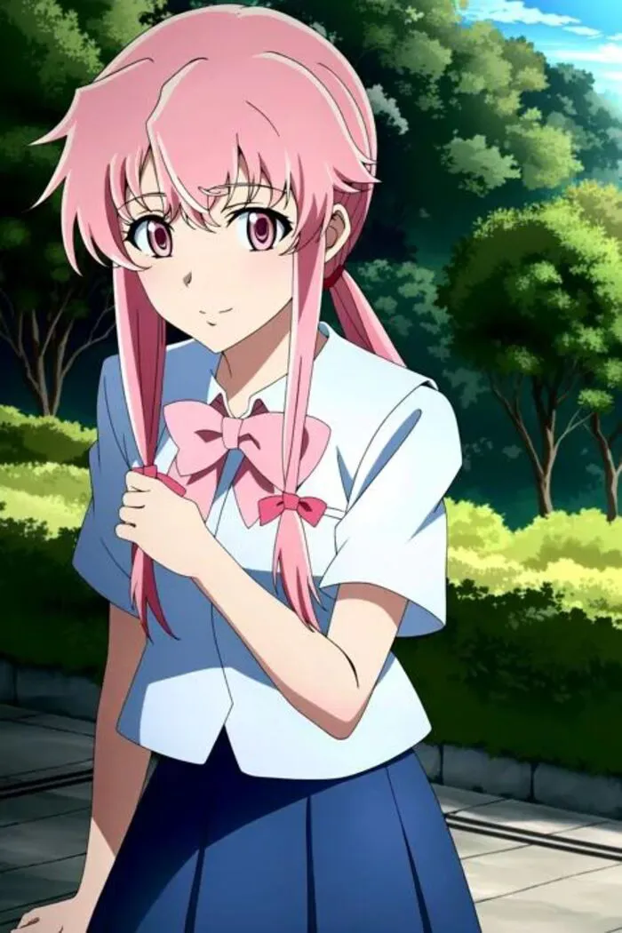 hình ảnh Yuno Gasai ngầu
