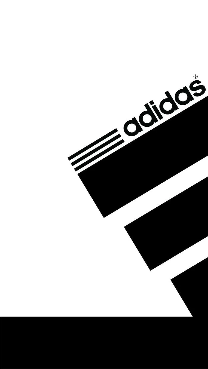 hình nền adidas đen trắng
