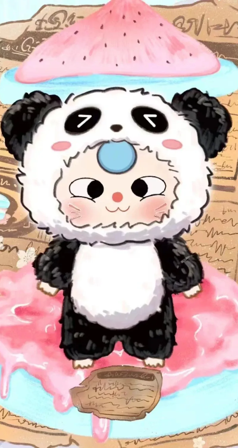hình nền baby three mắt lé