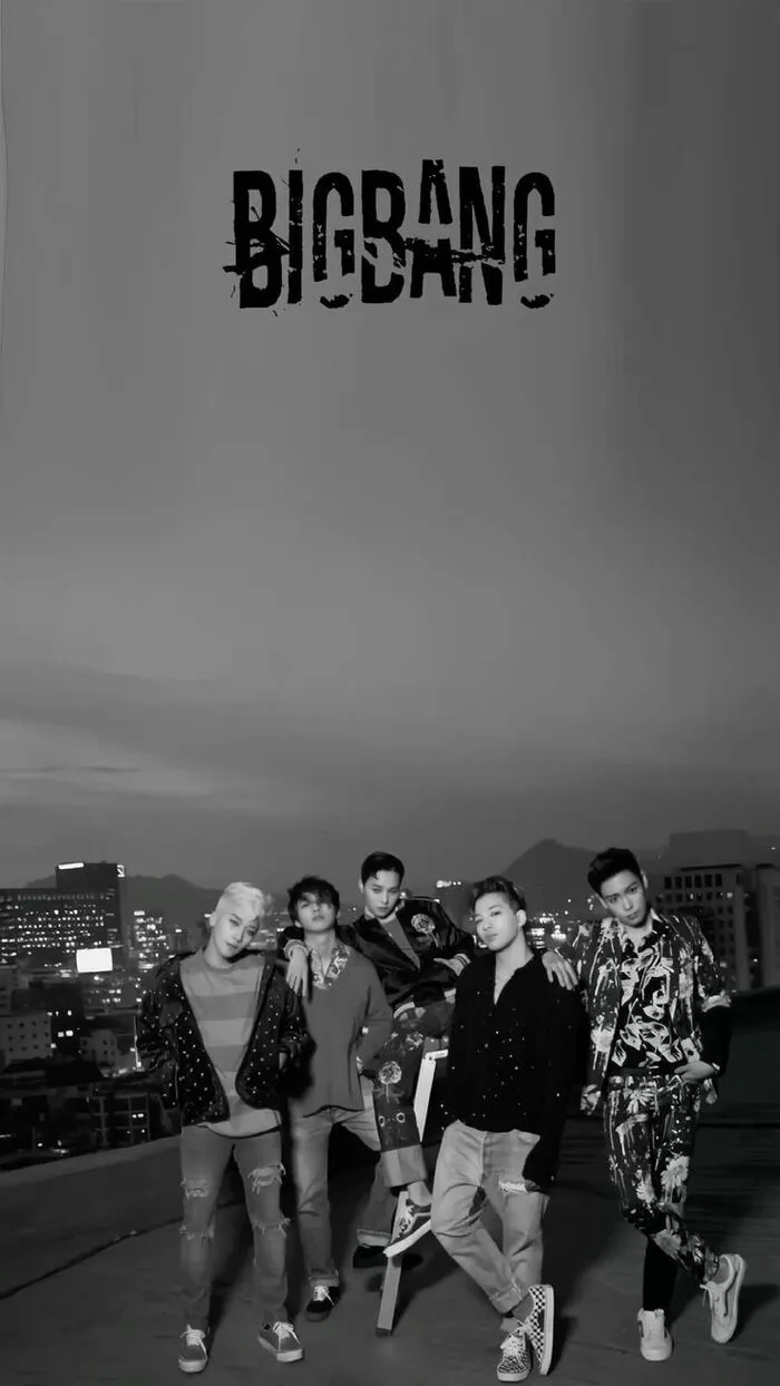 hình nền bigbang đen trắng