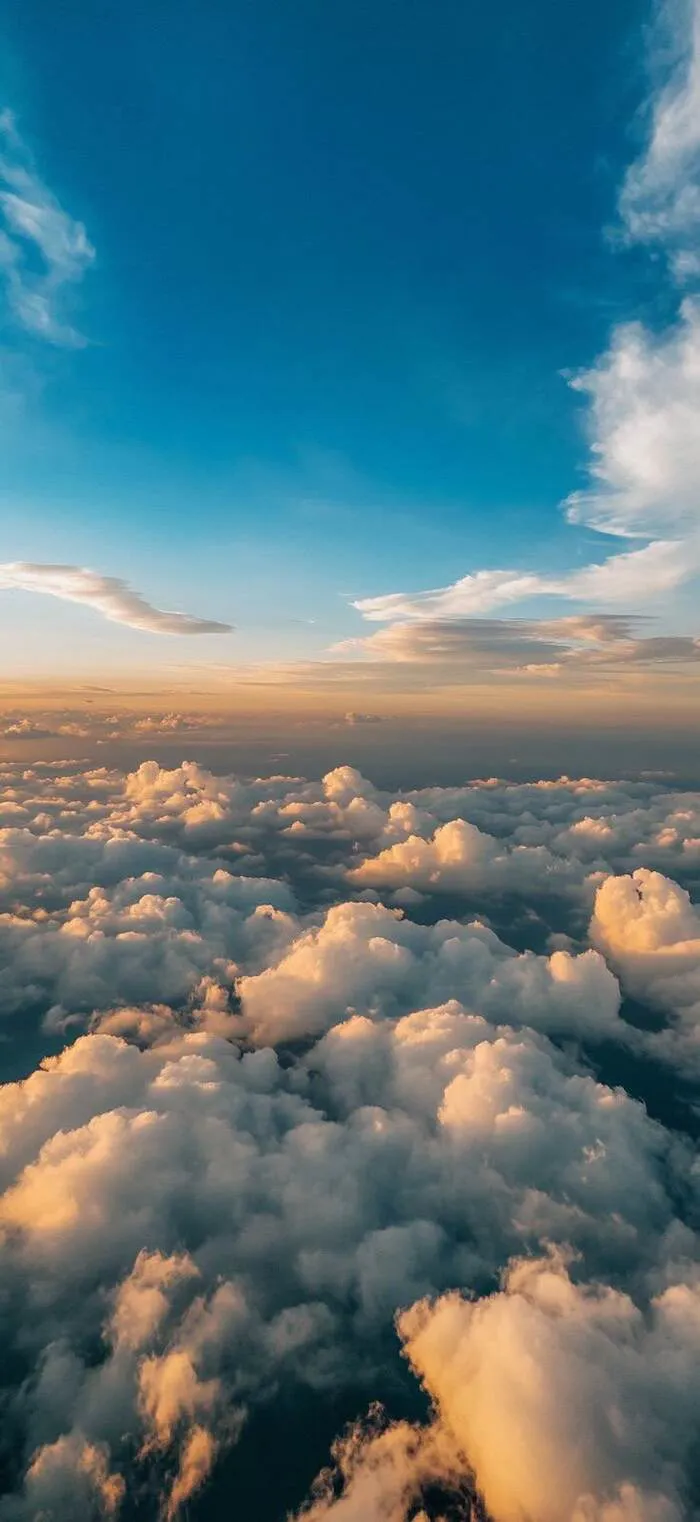 Hình nền bình minh tone cam đẹp