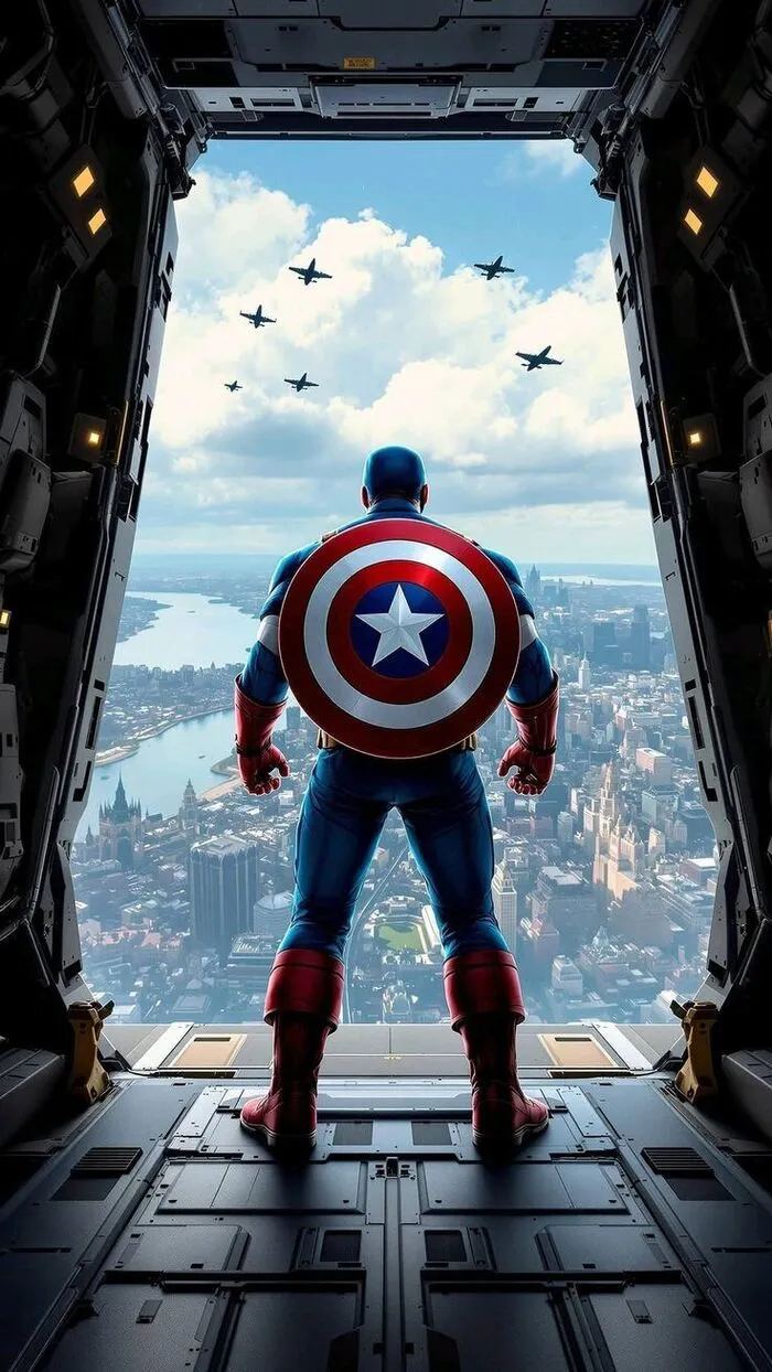 hình nền captain america ngầu