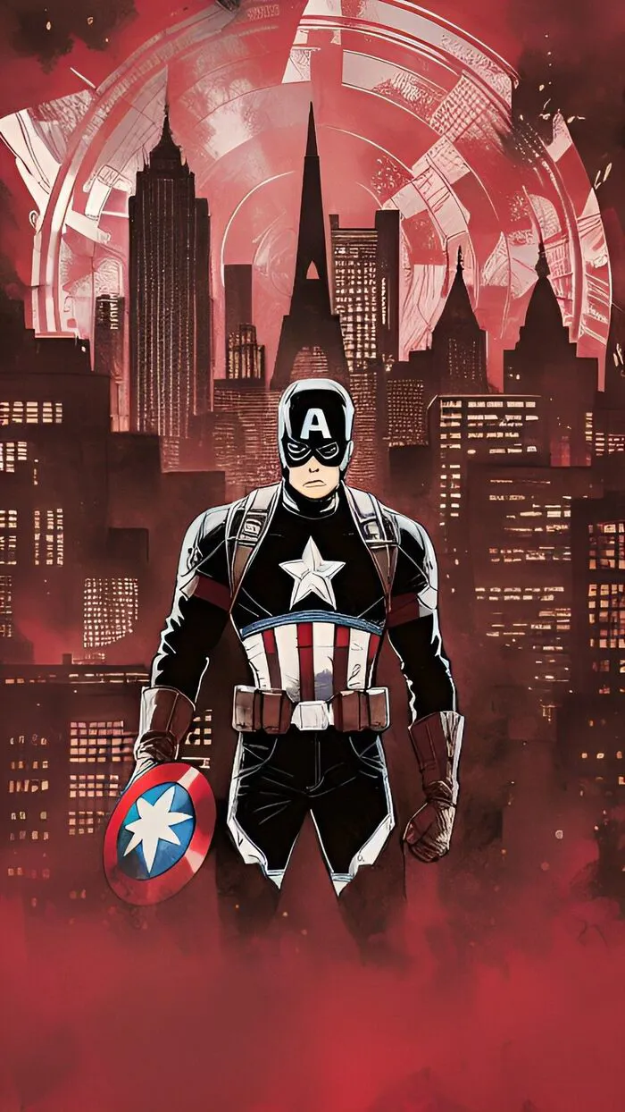 hình nền captain america siêu ngầu