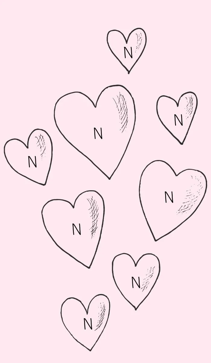 Hình nền chữ n cute nhất