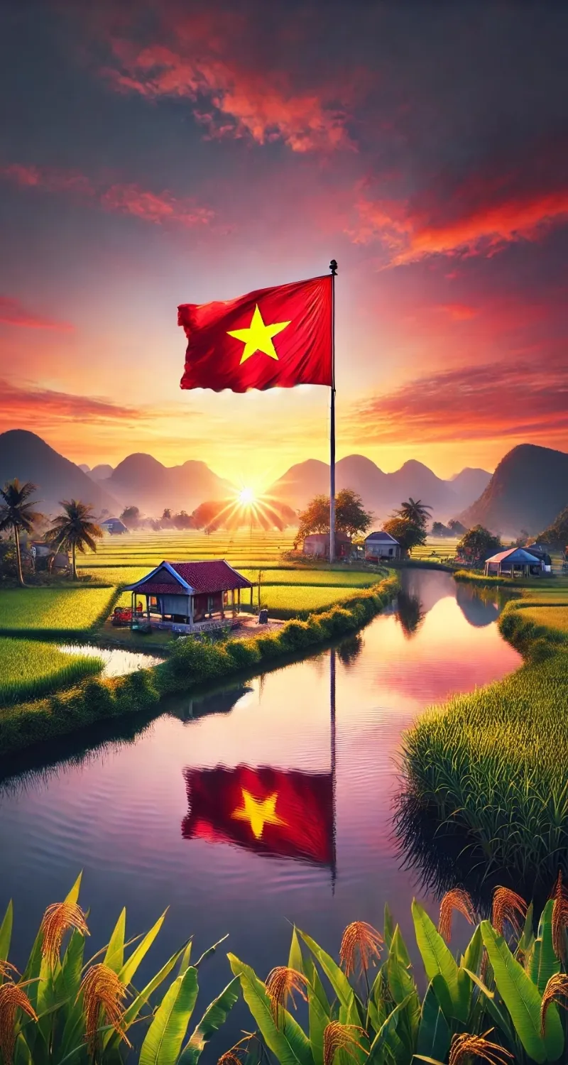 hình nền cờ việt nam 4k