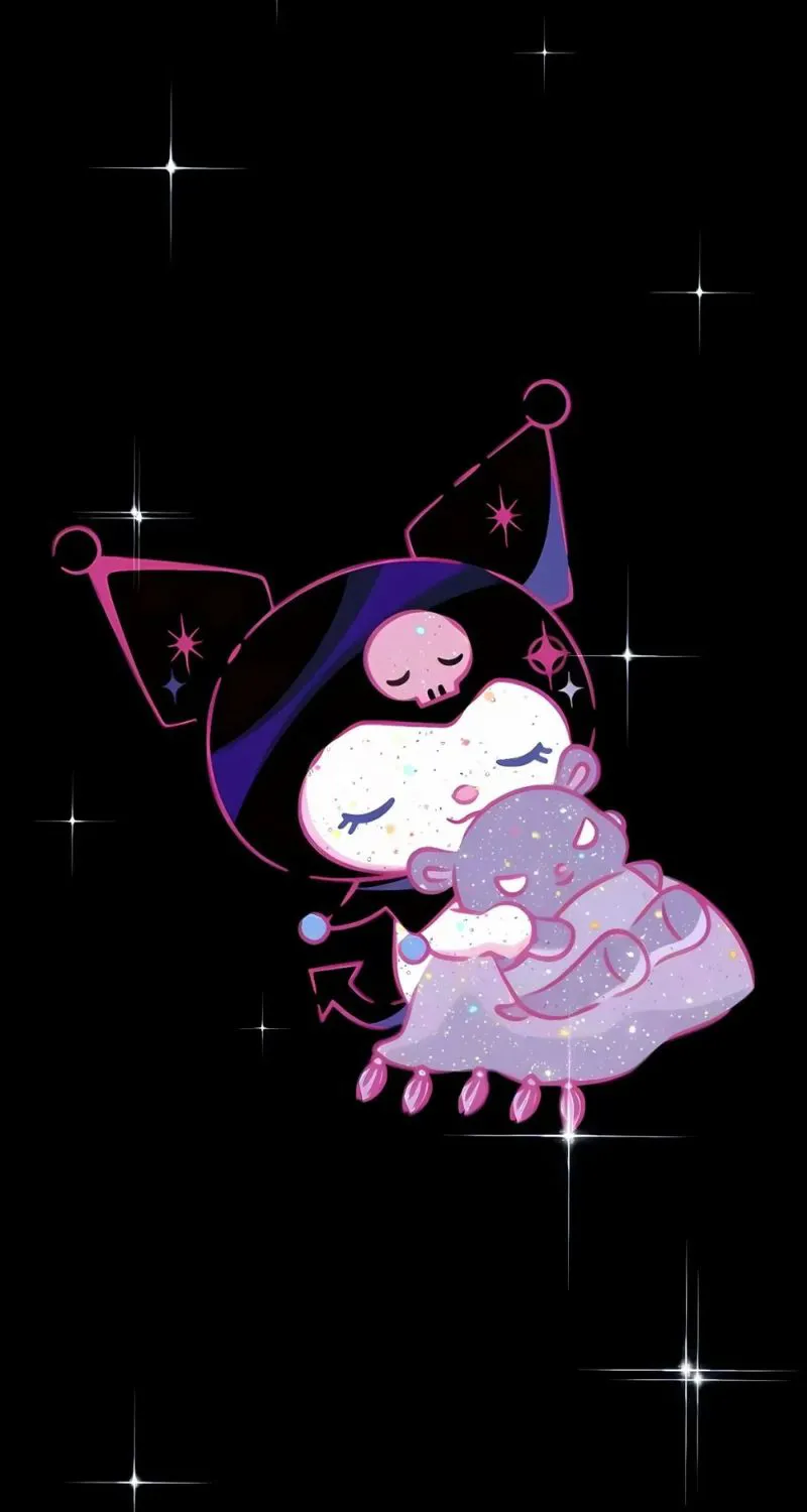 hình nền cute kuromi 3d